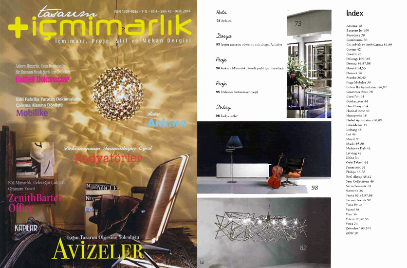Etoile, G.r.a featured in +ic mimarlik